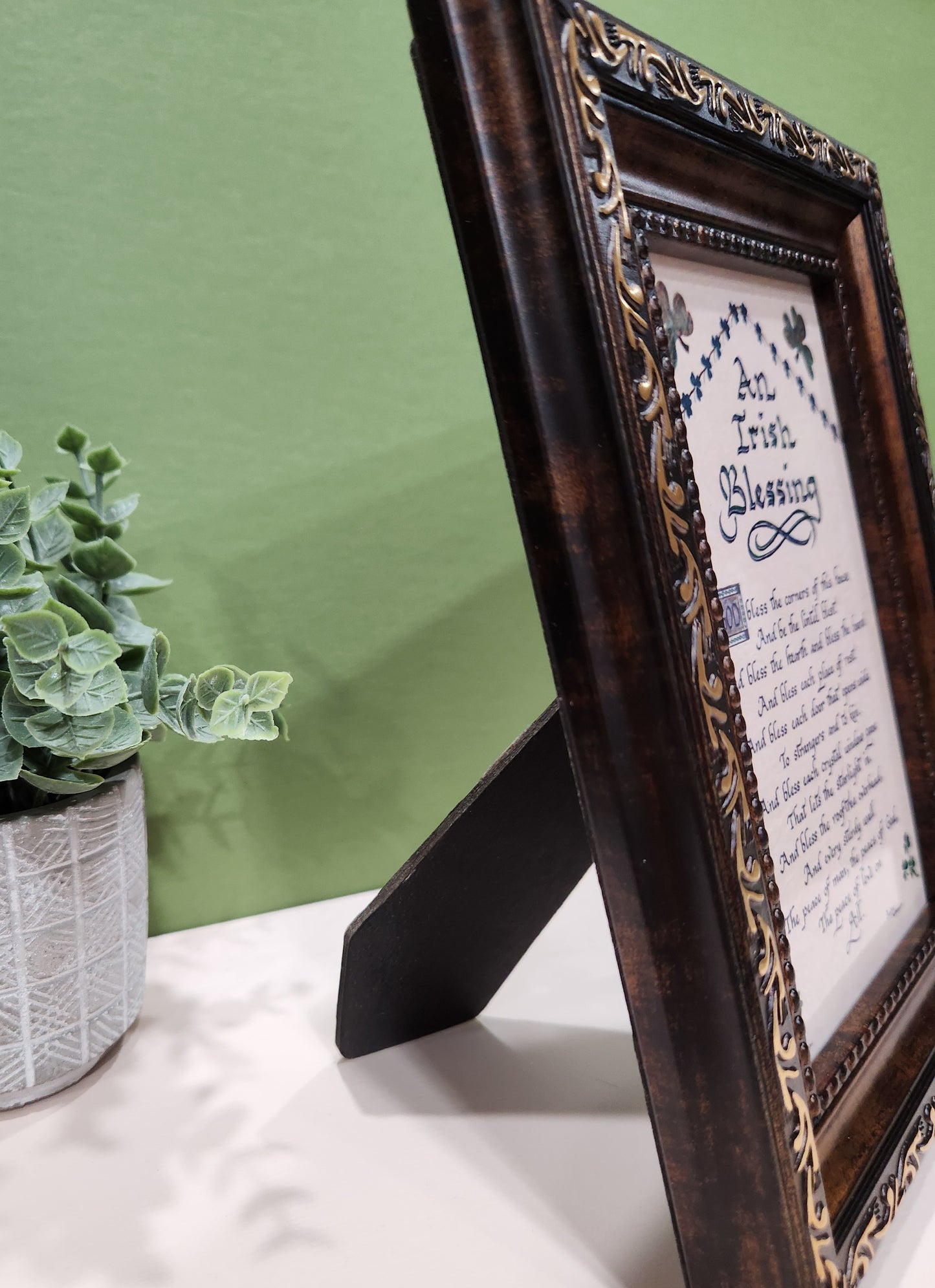Small Irish Blessing picture God Bless the corners of this house