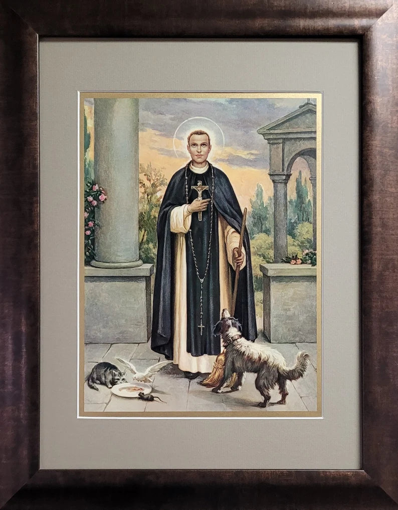 St. Martin de Porres Custom Framed print
